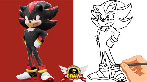 Shadow The Hedgehog Drawing