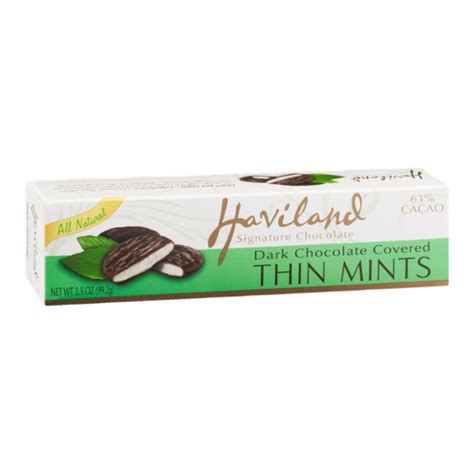 Haviland Dark Chocolate Covered Thin Mints 63% Cacao Reviews 2020