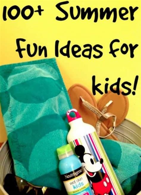 Summer Activity Ideas for Kids