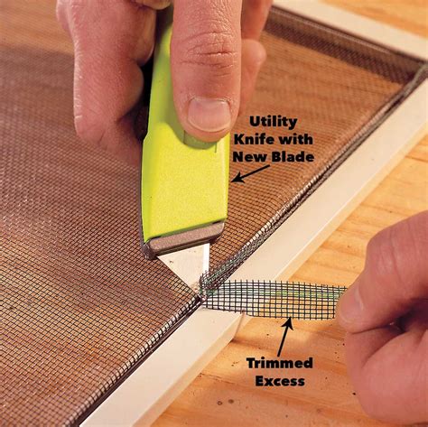 Screen Repair: How to Fix a Window Screen — The Family Handyman