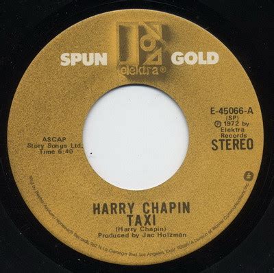 Harry Chapin - Taxi / Wold (Vinyl) | Discogs