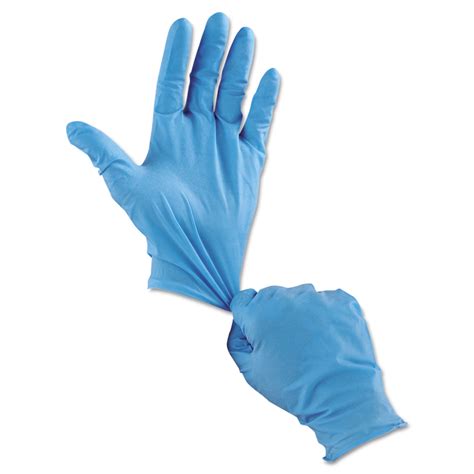 MCR Safety Nitri-Shield Disposable Nitrile Gloves, Blue, X-Large, 50 ...