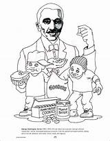 George Washington Carver Coloring Page At GetColoringscom  Free sketch template