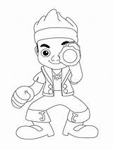 Jake With A spyglass coloring Page sketch template