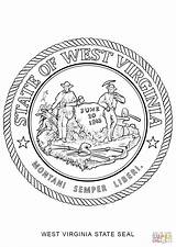 West Virginia State Seal coloring Page  Free Printable Coloring Pages sketch template