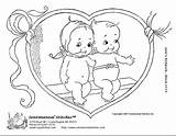 Cupies embroidery Kewpie Art Dolls Pattern Coloring Pages  sketch template