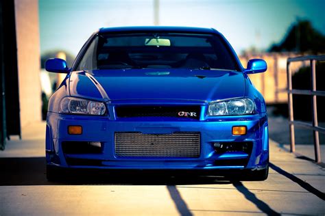 Nissan SkyLine GTR R34 car blue tuning wallpaper | 1920x1280 | 442251 | WallpaperUP