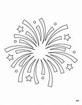 Fireworks coloring Pages Printable Home  sketch template