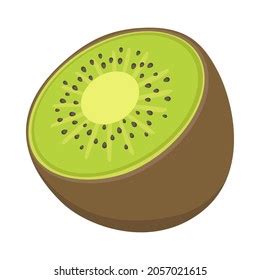 Kiwi Sign Emoji Icon Illustration Fruit Stock Vector (Royalty Free) 2057021615 | Shutterstock