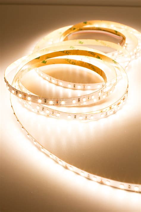 12v 2835 Series CRI 95 3000k Warm white color LED strip light + Alumin ...