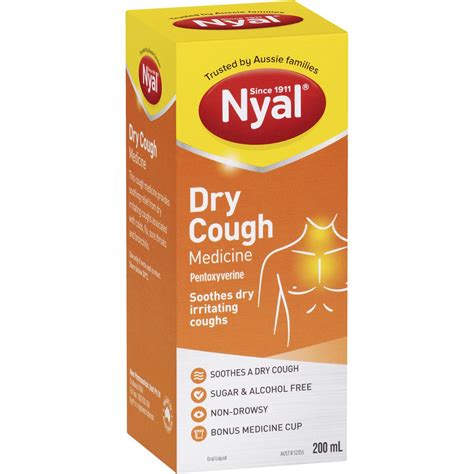 Nyal Cough Medicine For Dry Coughs 200ml | Woolworths