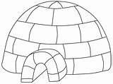 Dibujos De Iglú Para Colorear E Imprimir– ColoringOnlyCom sketch template