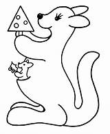 Free Kangaroo Coloring Pages Download Png  sketch template