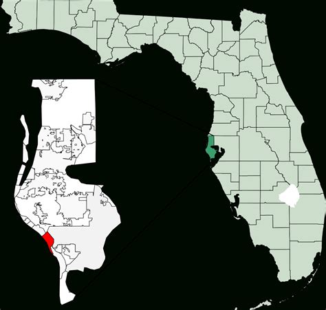 File:map Of Florida Highlighting Treasure Island.svg - Wikimedia ...