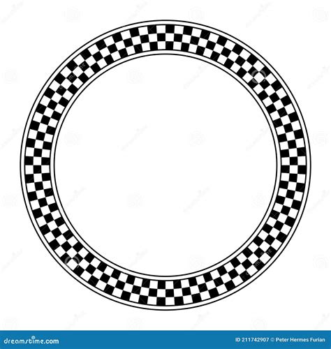 Checkered Circle Svg
