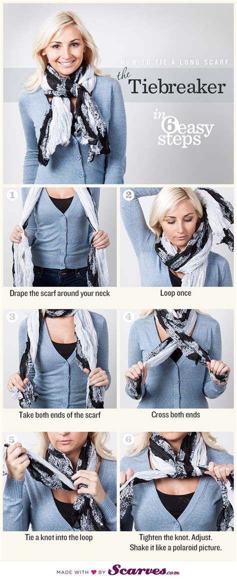 104 best images about Scarf Tying 101 on Pinterest