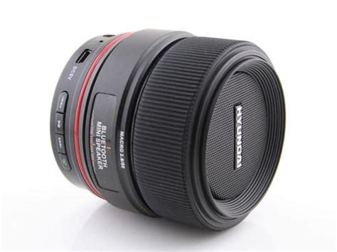 The DSLR Camera Lens Shaped Portable Bluetooth Speaker | Gadgetsin