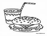 Lunch Coloring Pages sketch template
