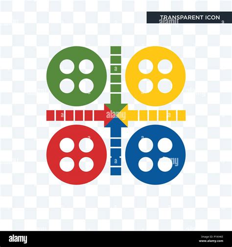 ludo vector icon isolated on transparent background, ludo logo concept ...