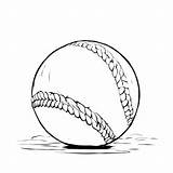 Descarga Ilustración De Béisbol En Blanco Y Negro Coloring Pages  sketch template