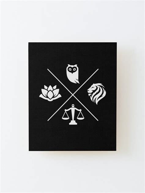 Stoic Virtues Wisdom Temperance Justice Courage Stoicism Mounted Print ...