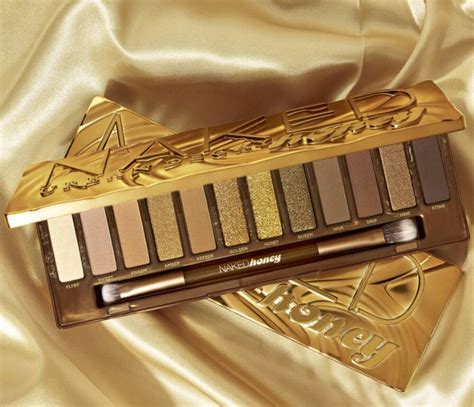 Naked Honey Eyeshadow Palette | Gold, Amber and Brown Eyeshadows ...