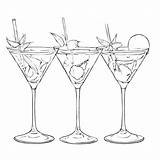 Download Artistic Martini Glass Arrangement Coloring Pages Online  sketch template