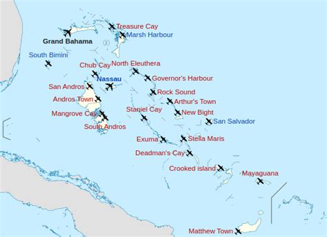 Nassau Bahamas Airport Map