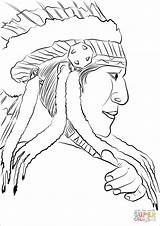 Native American Chief coloring Page  Free Printable Coloring Pages sketch template