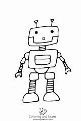 Robot Coloring Pages FREE 2025  And Learn sketch template