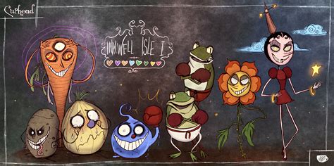 "The Bosses of Inkwell Isle I" by Atlas-White : r/Cuphead