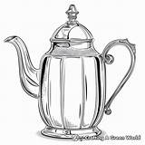 Teapot Coloring Pages  Free & Printable sketch template