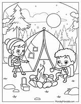 24 Camping & Hiking Coloring Pages Free PDF Printables  sketch template
