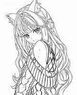 Hair Anime Coloring Pages sketch template
