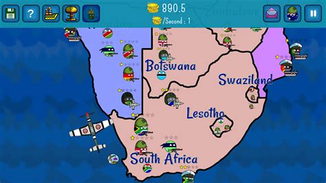 Countryballs Africa Map