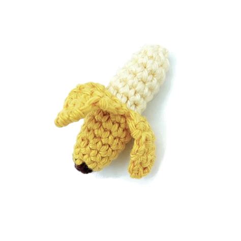 Mini Crochet Banana - trishagurumi