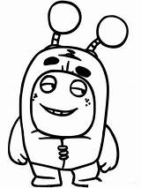 Jeff Oddbods Coloring Pages sketch template