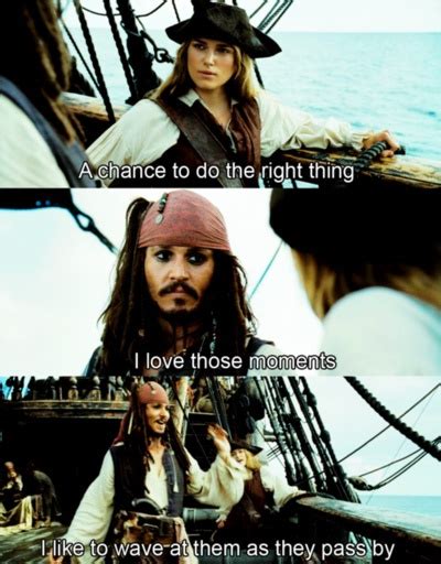 Wave the moments by (Pirates of Caribbean) | Pirates of the caribbean, Jack sparrow funny, Jack ...