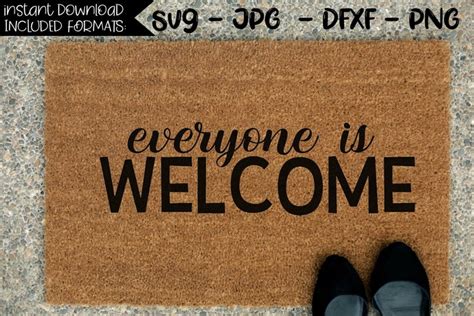 Everyone Is Welcome (203535) | SVGs | Design Bundles