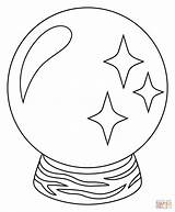 Crystal Ball Emoji coloring Page  Free Printable Coloring Pages sketch template