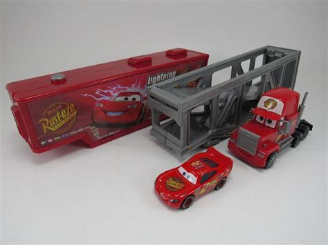 Mattel Disney Pixar Cars Mack Superliner Hauler Playset Lightning ...