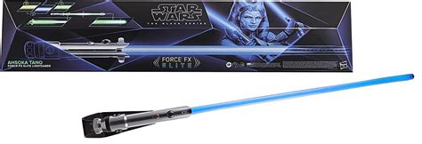 Buy Star Wars The Black Series Ahsoka Tano Force FX Elite Lightsaber with Advanced LEDs and ...