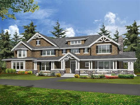 Luxury Craftsman House Plan with Options - 23180JD | Architectural ...