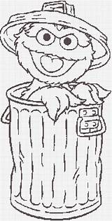 Coloring Pages Oscar The Grouch sketch template