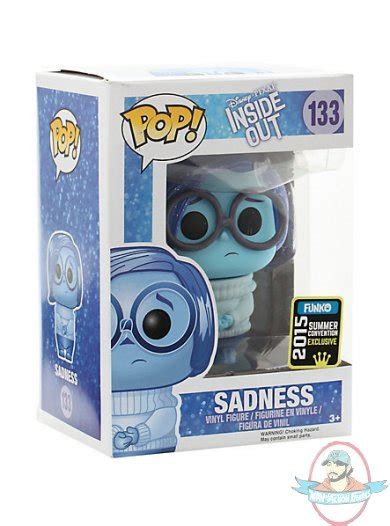 SDCC Disney Pop ! Inside Out Glitter Sadness Vinyl Figure by Funko ...