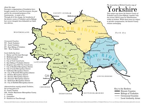 Yorkshire Trivia: True Yorkshire Map