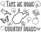 West Virginia Coloring Sheet/placemat  Etsy sketch template
