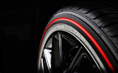 Custom Built Radial Red Stripe Tire - Vogue Tyre