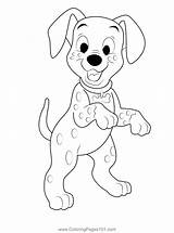 Free 101 Dalmatian Coloring Pages sketch template