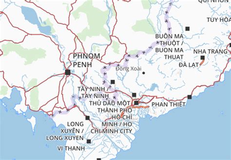 MICHELIN Tây Ninh map - ViaMichelin
